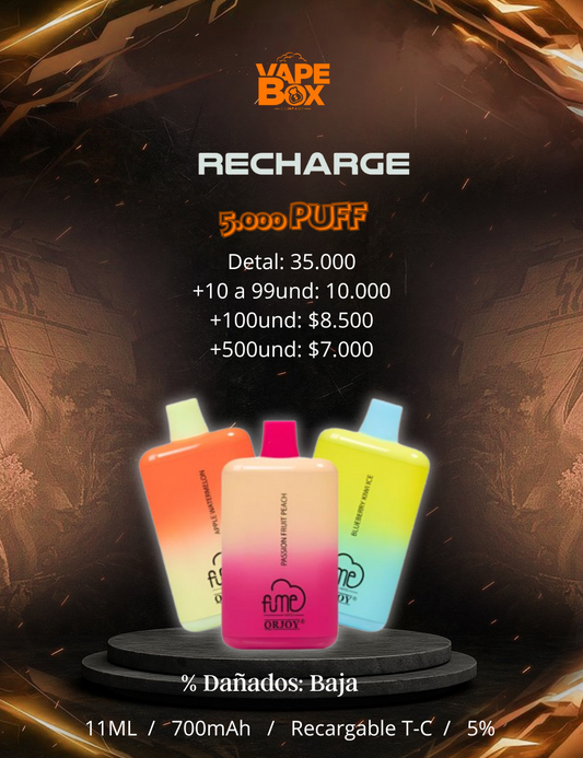 RECHARGE 5.000 PUFF