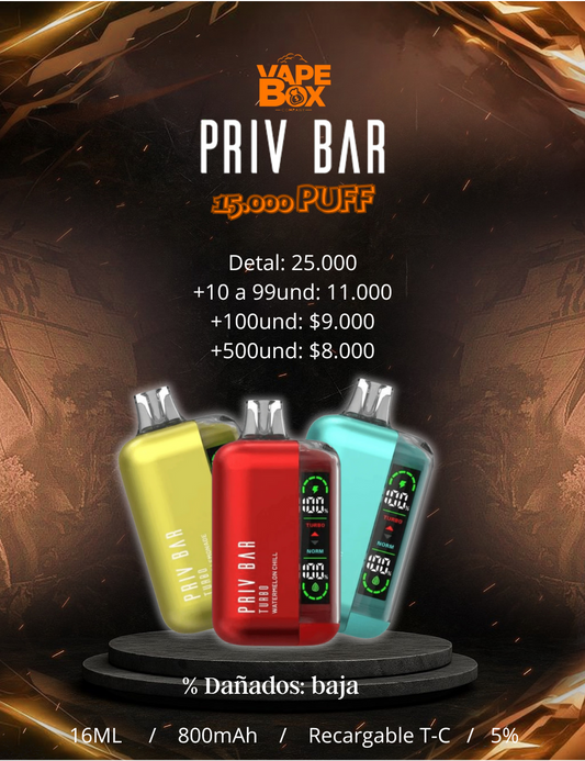PRIV BAR 15.000 PUFF