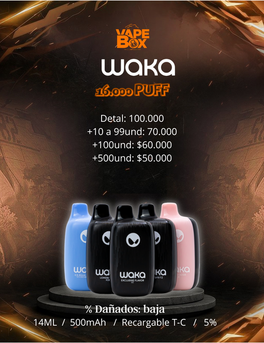 WAKA 16.000 PUFF
