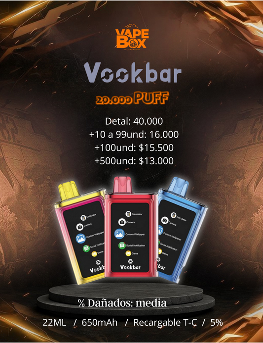 VOOKBAR 20.000 PUFF