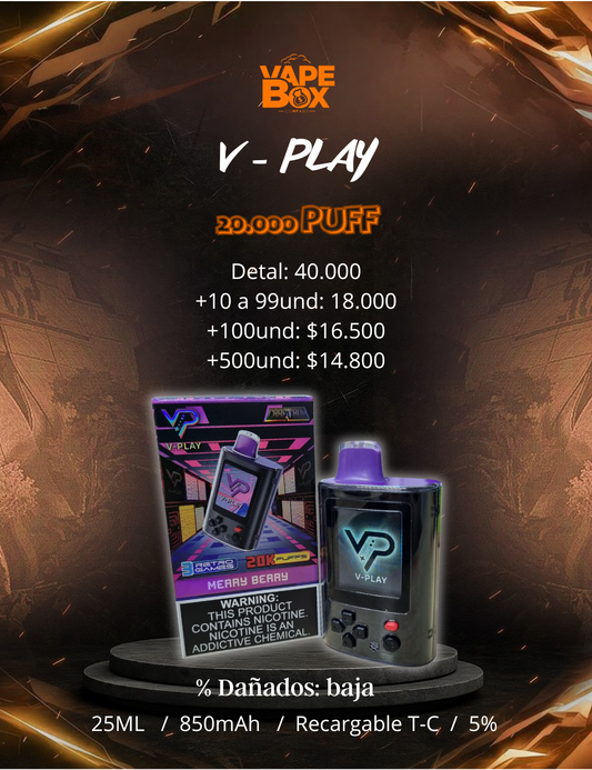 V - PLAY 20.000 PUFF