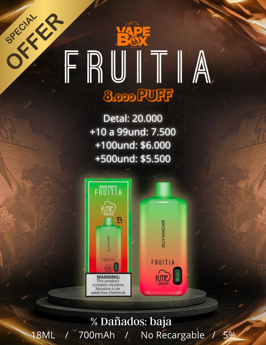 FRUITIA 8.000 PUFF