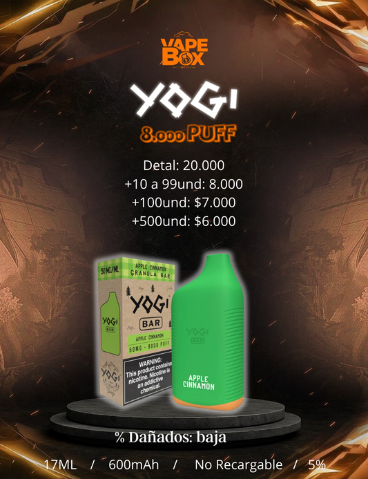 YOGI 8.000 PUFF